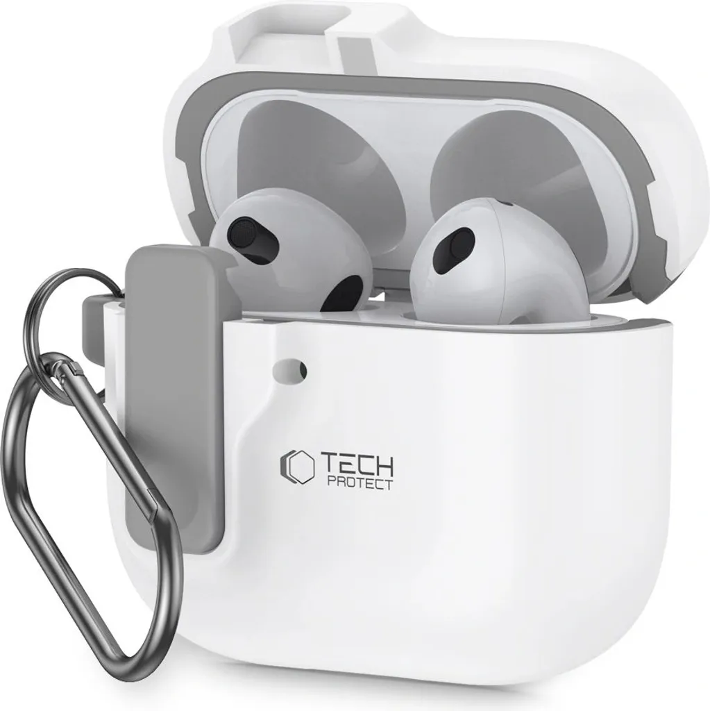 Offerta Tech-Protect Gancio AirPods 4 Bianco - Custodia Originale