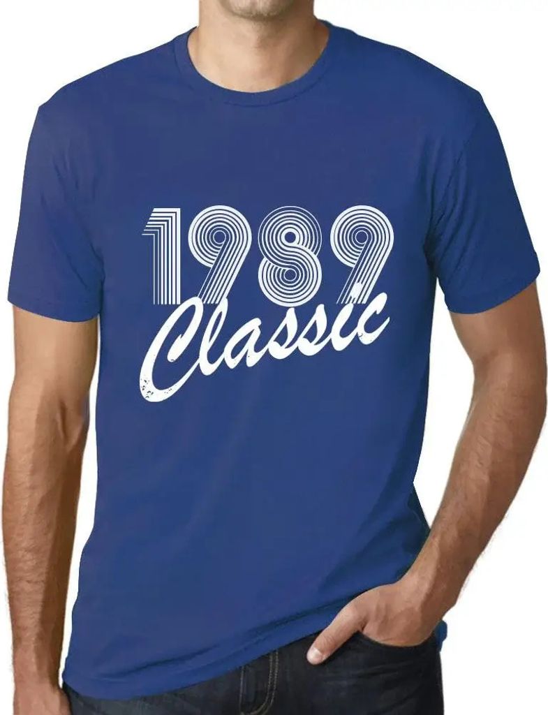 Herren Grafik T-Shirt Klassiker 1989 – Classic 1989 – Geschenk 35. Geburtstag Jahrestag 35 Jahre Jubiläum 35 Jährige Mann Jahrgang 1989 Kurzarm