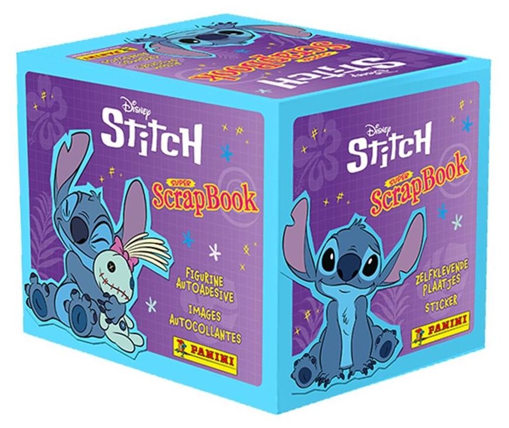 Disney Stitch - Super ScrapBook (2025) - Sammelsticker - 1 Display (36 Tüten)