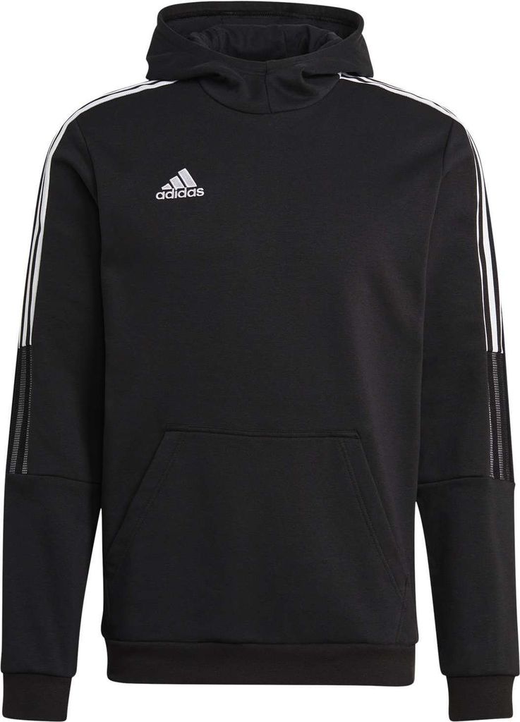 adidas TIRO21 SW Hood Herren Kapuzenpullover - GM7353, Farbe:Schwarz, Textil:S