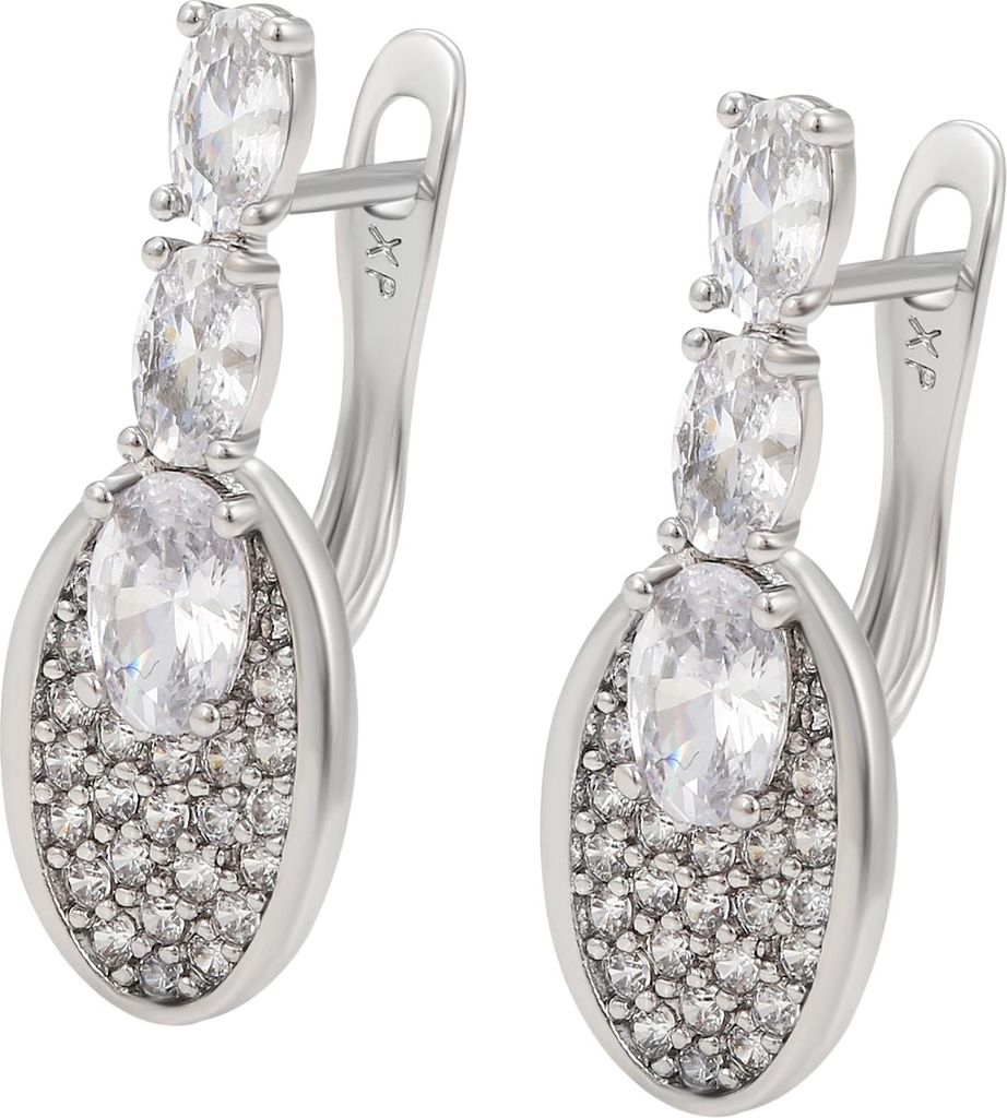 joella damen ohrringe - silber, one size