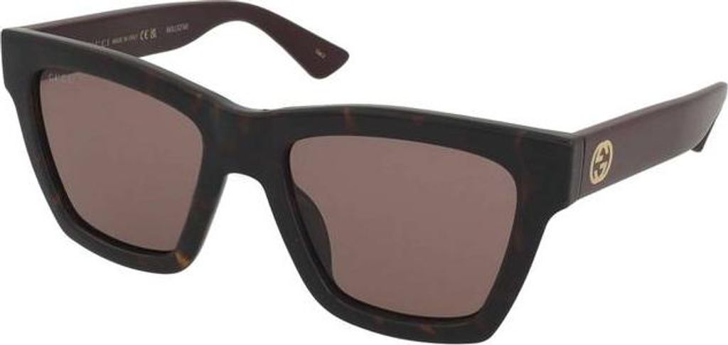 GUCCI GG1714S (007) Havana Sonnenbrille mit violetten Gläsern