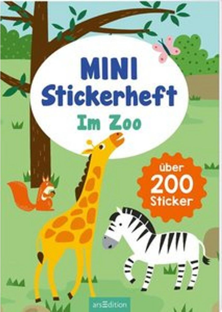 Ars Edition GmbH MINI-Stickerheft – Im Zoo Sonstige