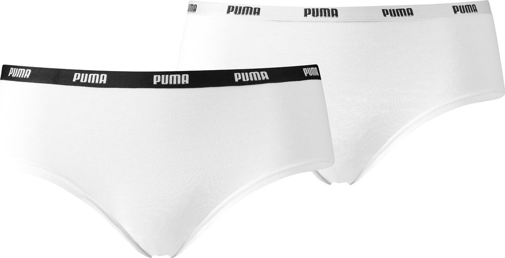 Puma Women Hipster 2P Hang, Xs White / White Xl
