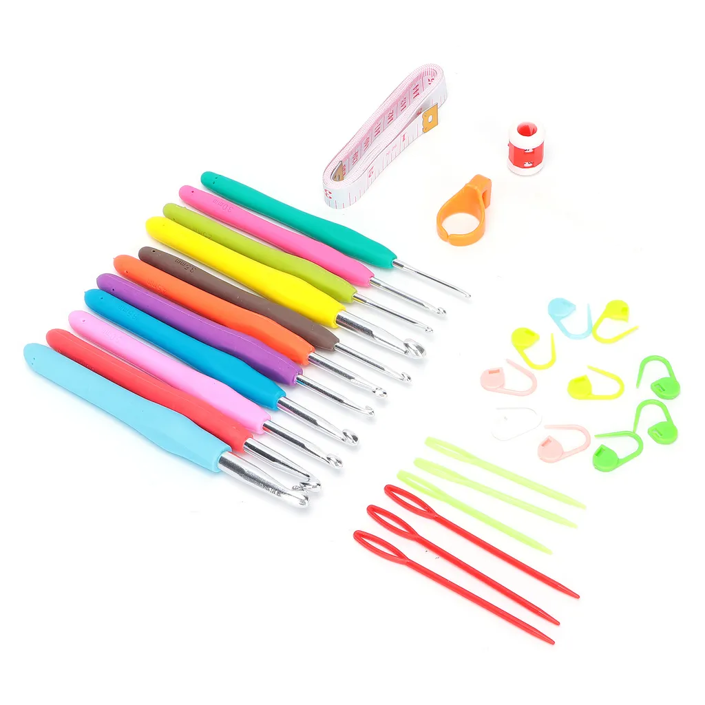 Set Uncinetti Ergonomici Professionali - Kit Completo Alluminio e Gomma