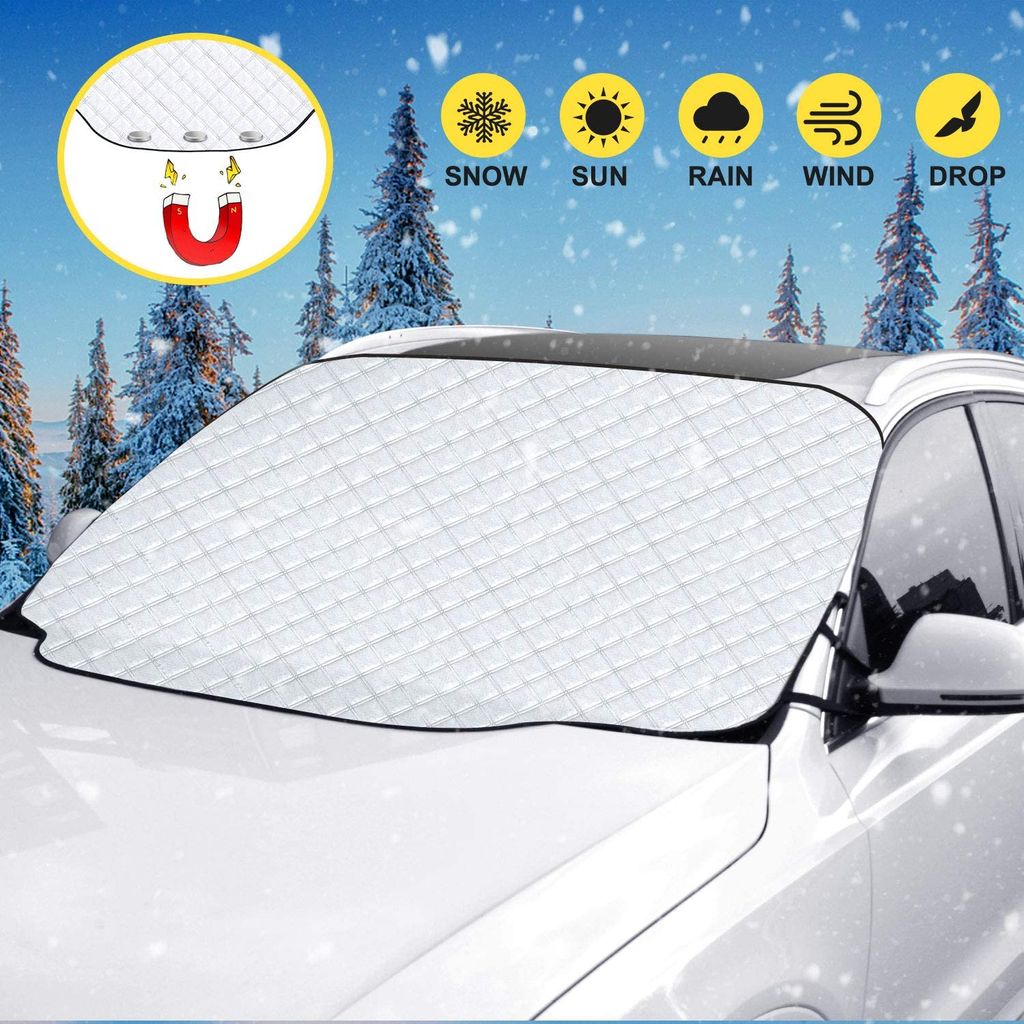 Magnetische Auto Frontscheibe Abdeckung Frostabdeckung Winter Anti Frost Schnee