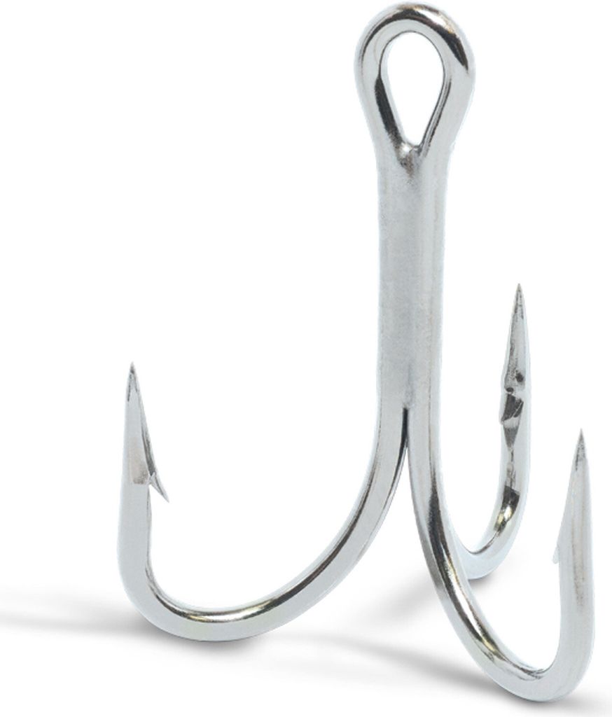 VMC 8527 Fishfighter Treble Hook - 5 Drillingshaken, Größe:Gr. 1/0