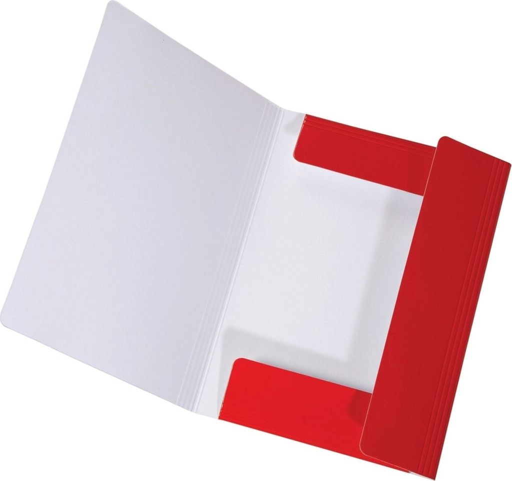 Sammelmappe Longlife A4 Karton glanzkaschiert 700 g/qm rot Produktbild 