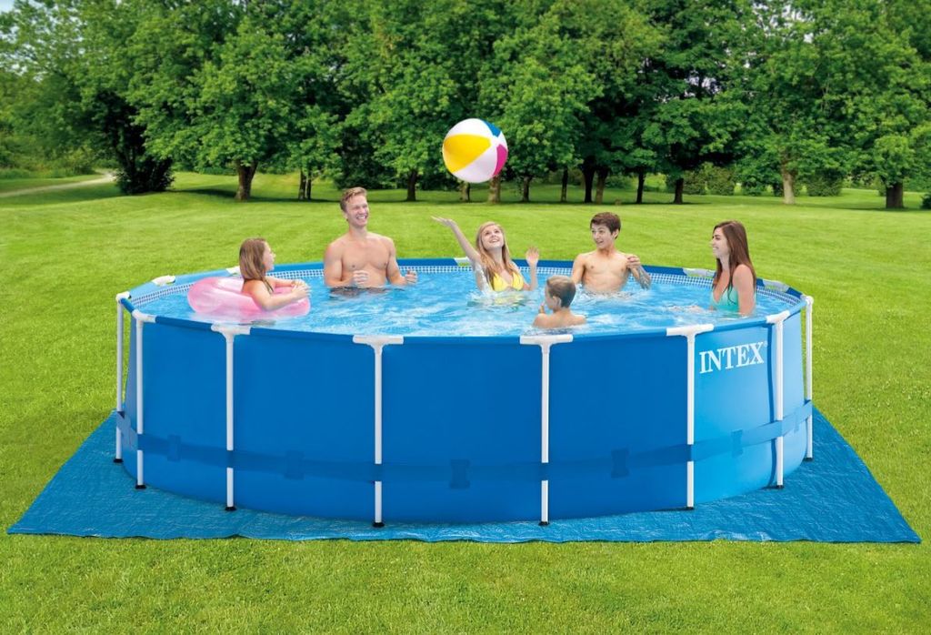 Intex Metall Frame Pool 457x122cm, inkl. GS-Filterpumpe Produktbild 7