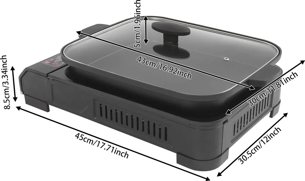 Réchaud à gaz portable coupe-vent avec plaque de cuisson grill - 4