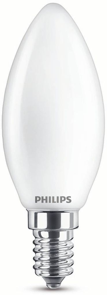 Philips Filament-Kerzenlampe, B35 E14, Milchglas, 25 W, 2,2 Produktbild 