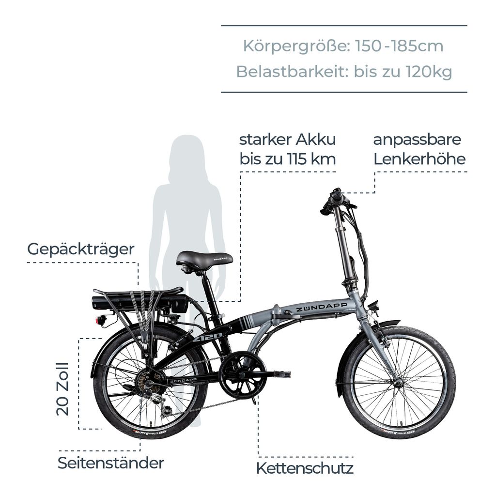 Zündapp Z120 20 Zoll E Bike Elektro Bike