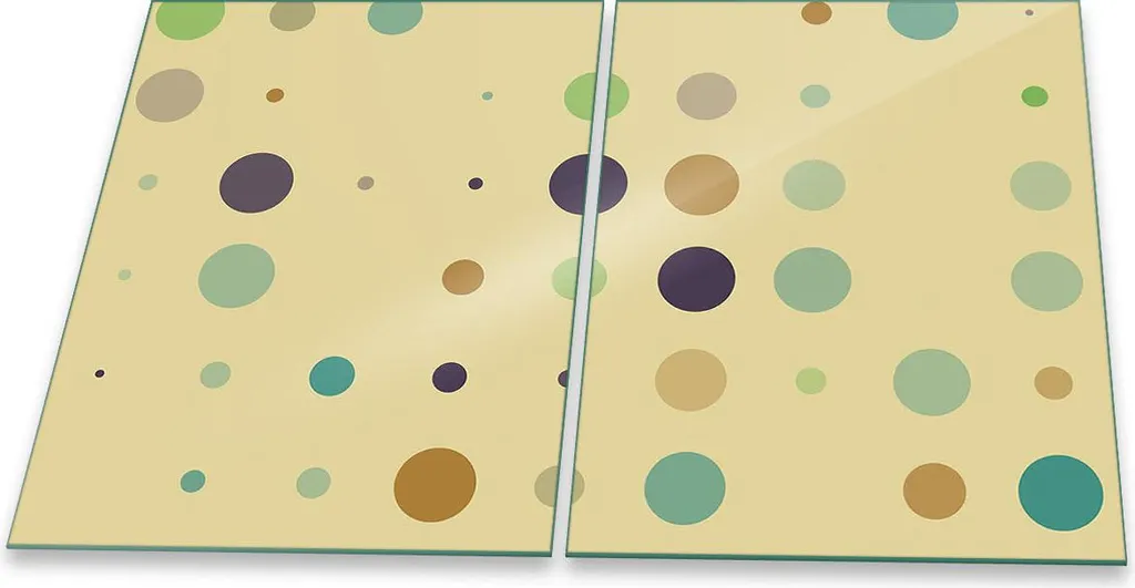Piastra Copertura Piano Cottura Ceramica 2x40x52 Giallo Astratto Offerta