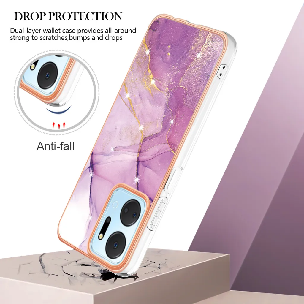 BORYA Cover per Honor X7a, Ultra Sottile Antiurto Morbida Silicone TPU