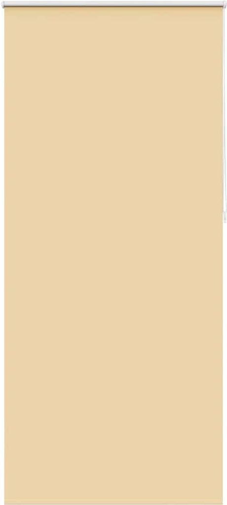 vidaXL Verdunkelungsrollo 124,4 x 230 cm, Stoffbreite 120 cm, Beige