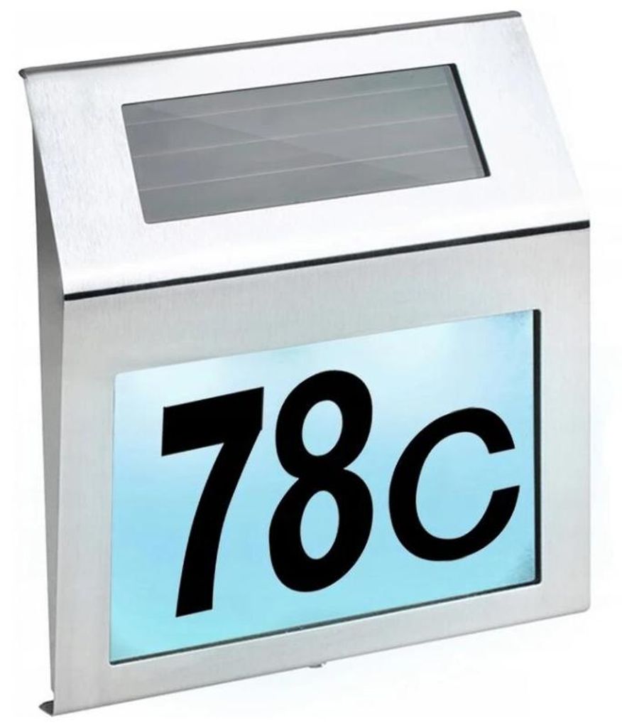 Izoxis 24357 Zonne-energieverlichting voor huisnummer 18 x Productafbeelding 