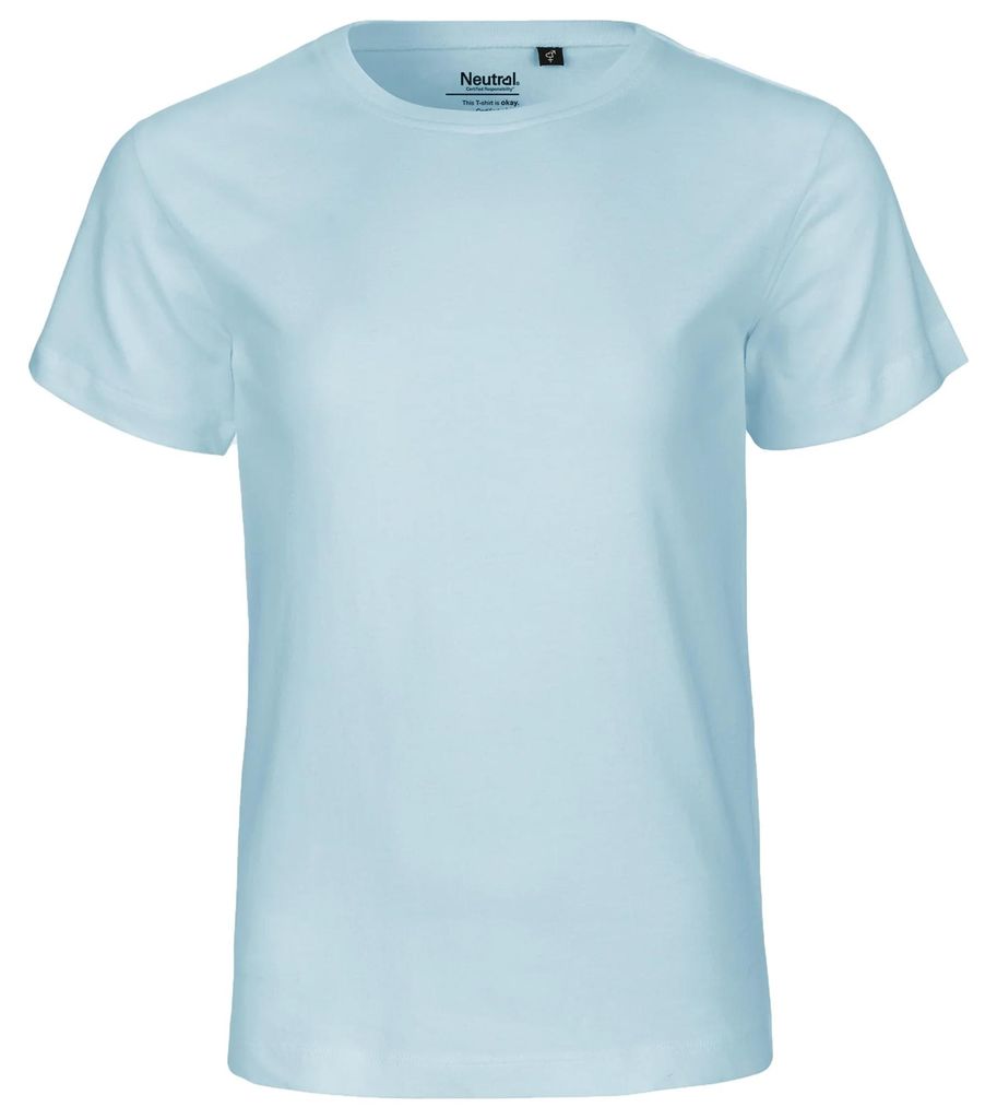 Neutral - T-Shirt für Kinder, kurzärmlig LT4895 (146) (Hellblau)
