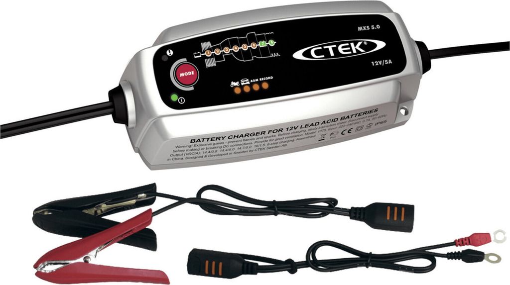 CTEK MXS 5.0, ładowarka akumulatorów 5A 1,2-110 Ah Zdjęcie produktu 34