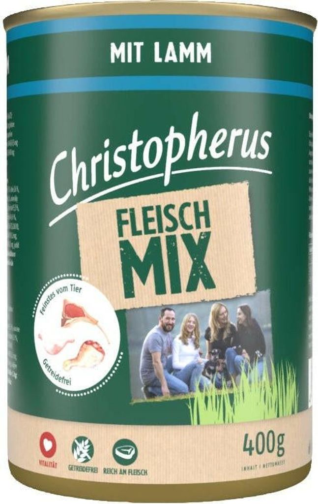 Christopherus Fleischmix 6x400g | mit Lamm