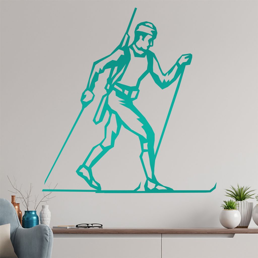 Langläufer Wandtattoo in 6 Größen - Wandaufkleber Wall Sticker - Dekoration, Küche, Wohnzimmer, Schlafzimmer, Badezimmer
