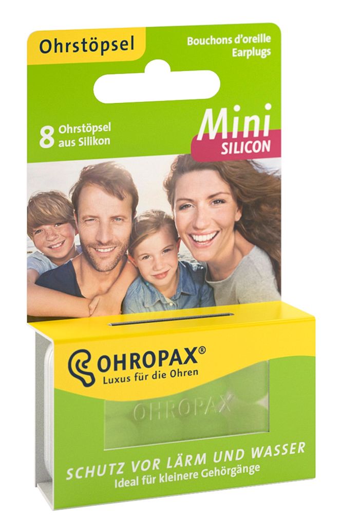 Ohropax mini Silicon Ohrstöpsel 8 St Produktbild 