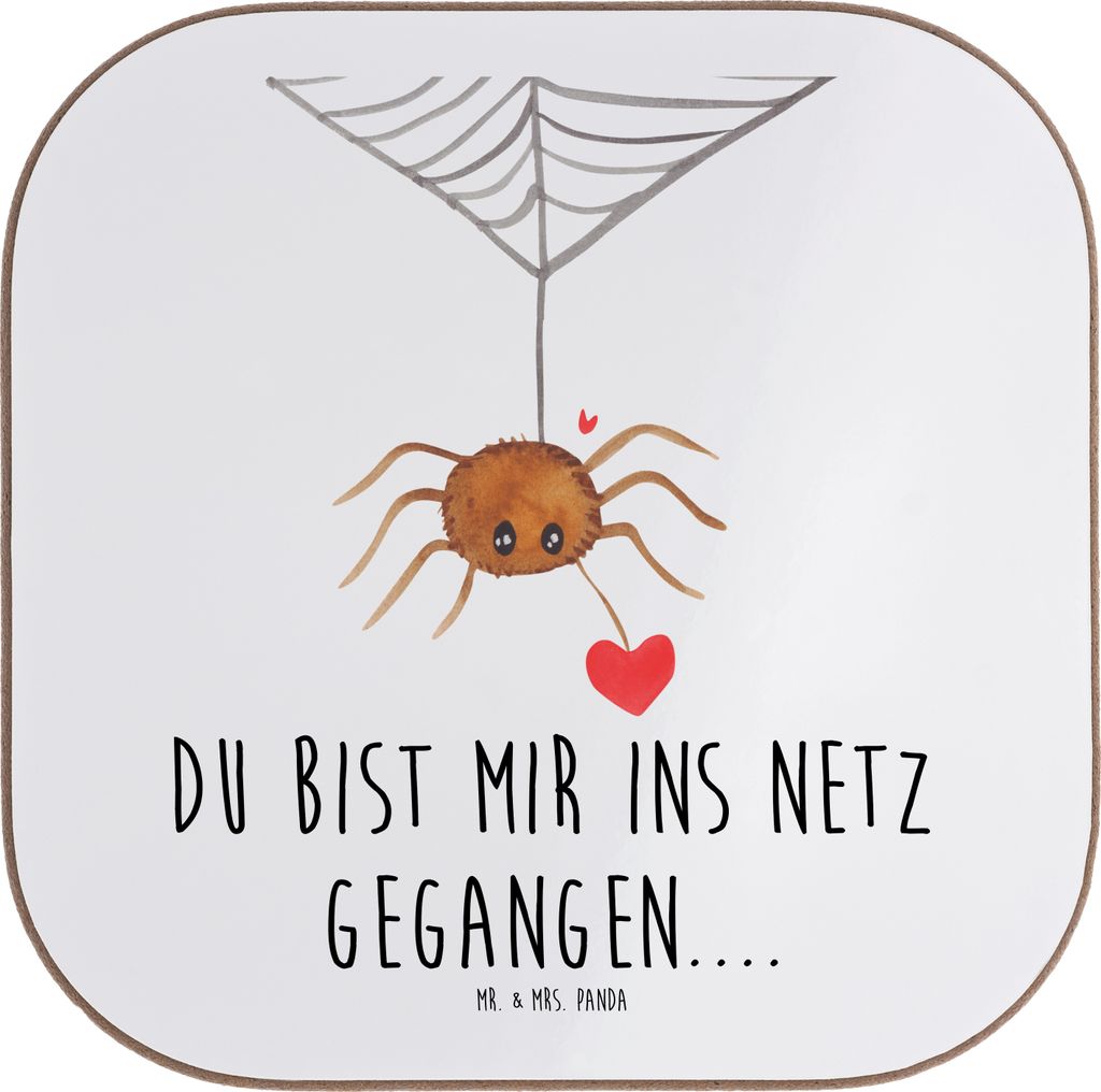 Mr. & Mrs. Panda Untersetzer für Gläser Spinne Agathe Liebe Produktbild 