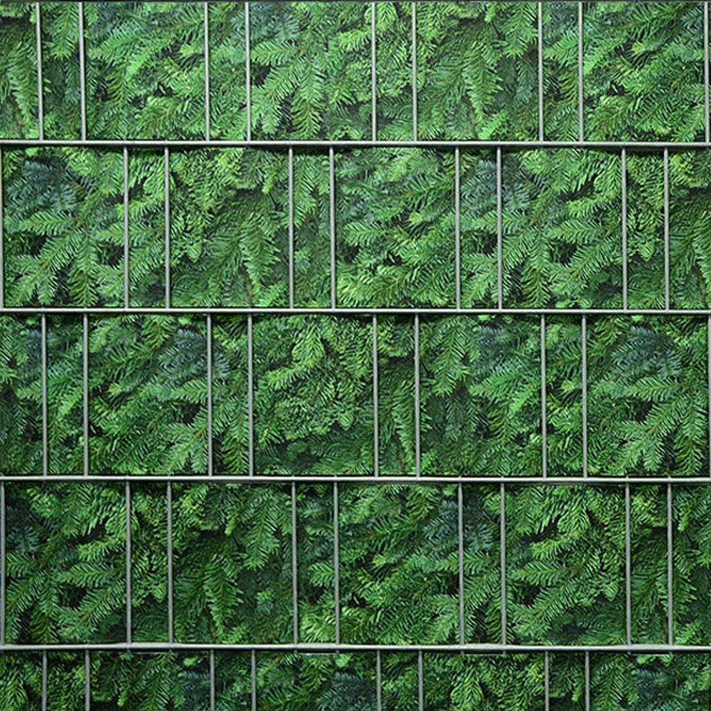 Bedruckter Sichtschutz TANNENZWEIGE Zaun Sichtschutzstreifen 2,5m x 2,0m