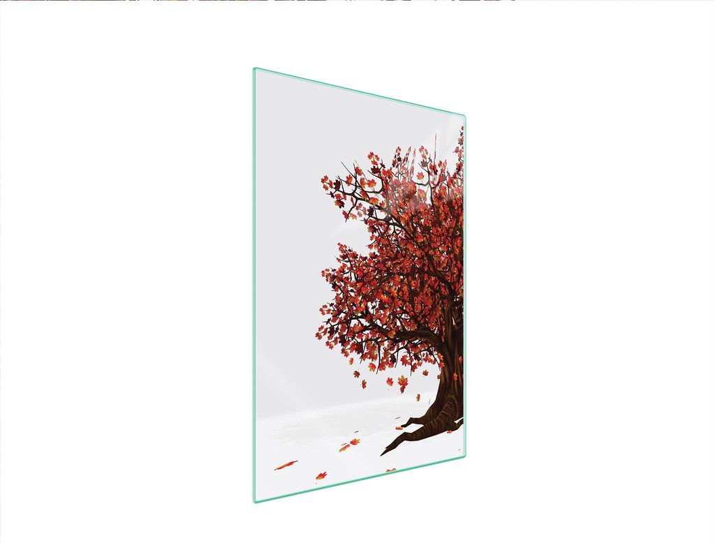 Glasschneidebrett 35x52 Baum