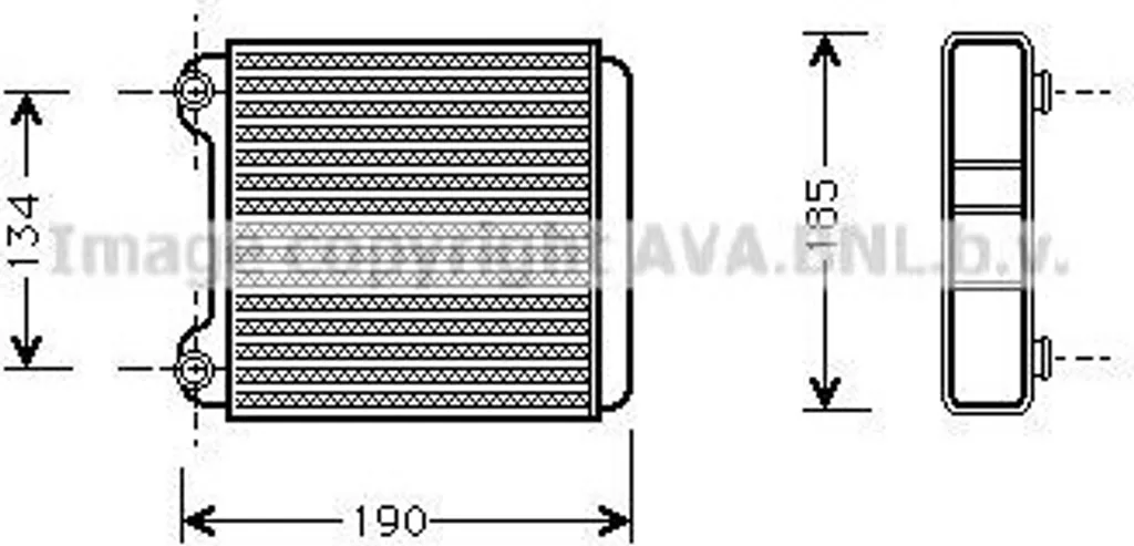 Chauffage Habitacle Audi A8 (4D) - Échangeur de Chaleur AI6183