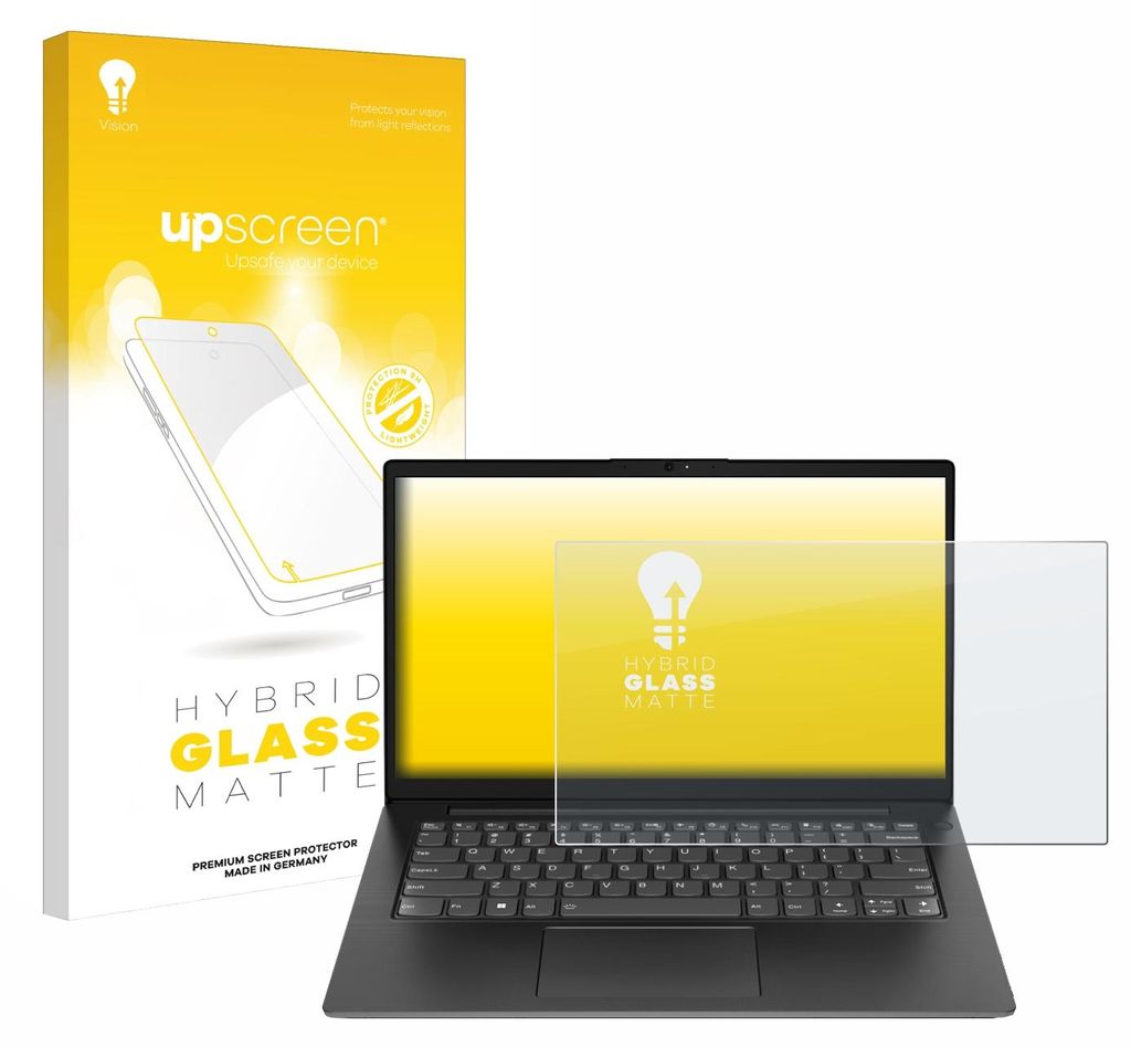 upscreen Entspiegelungs Schutzglas für Lenovo V14 Gen 3 Schutzfolie Panzer Folie Glas Display Schutz matt