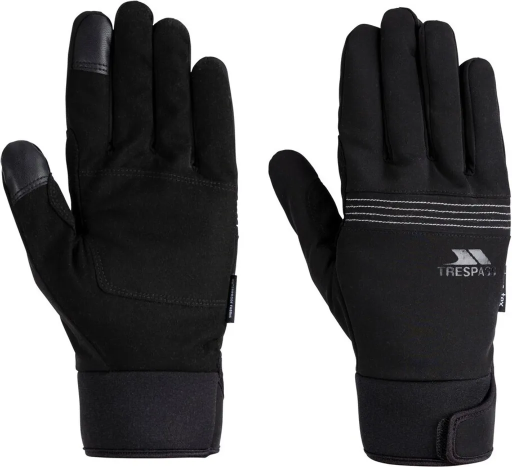 Gants de Ski et Randonnée Homme Trespass Cruzado X Noirs en Taille M
