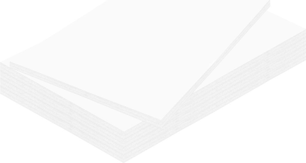 kangaro Foam Board 500 x 700 mm Stärke: 10 mm weiß 10 Stück