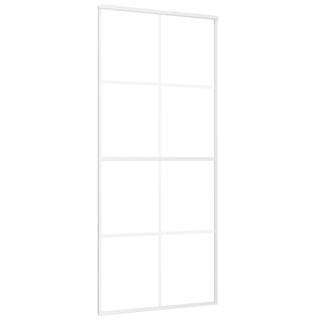 Gagnez de la place avec cette porte coulissante 90x205 cm en verre mat