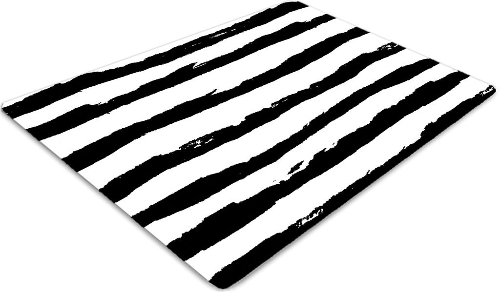 Stuhlunterlage Bürostuhlunterlage 120 cm x 90 cm Bodenmatte Bürostuhlunterlage - Zebra-Muster