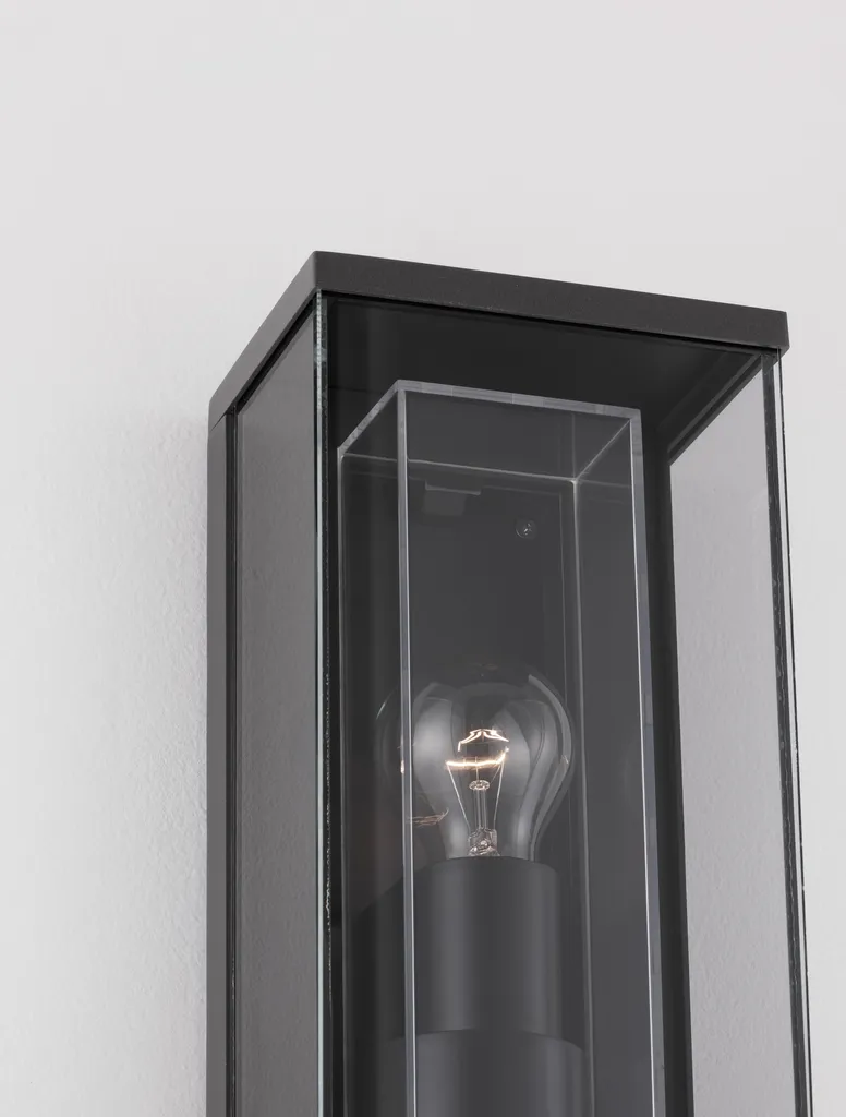 Lampada Regina Nova Luce IP65 E27 12W Alluminio Esterni Antracite - 4