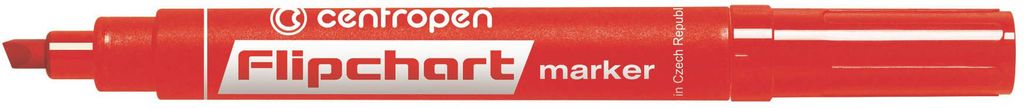 Centropen, Flipchart-Marker 8560, rot, 10 Stück, 1-4,6mm, Preis pro Stück