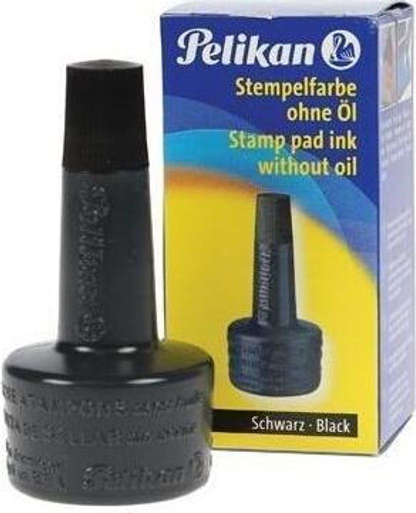 Pelikan Stempelfarbe schwarz 4 K 28 ml Verstreicherflasche Image du produit 