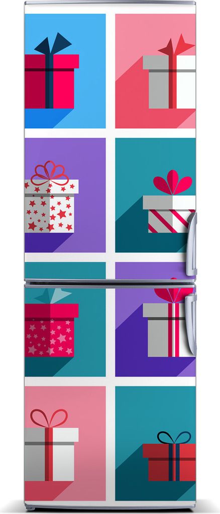 Tulup Kühlschrankdekoration - Magnetmatte - 70 cm x 190 cm - Magnet auf dem Kühlschrank - Die Geschenke