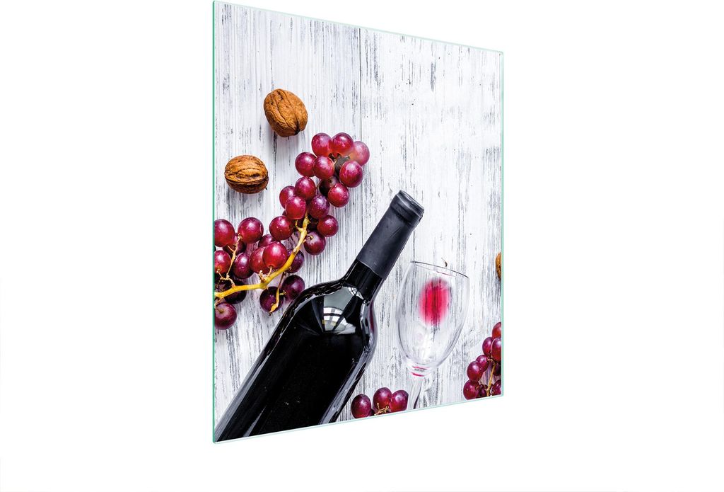 Glasschneidebrett 45x52 Trauben