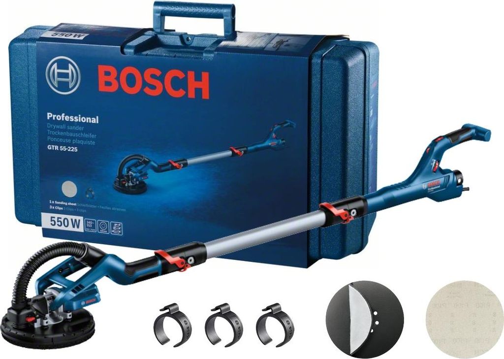 Bosch Gtr 55-225 Gipsschleifer, Flexibler Kopf, 550W, 225Mm