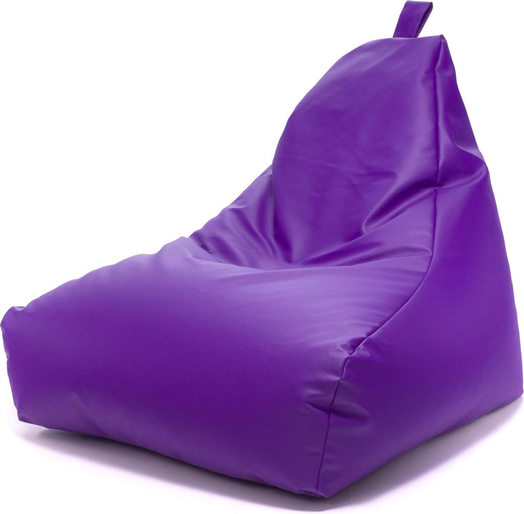 Ecopuf Keiko, Sitzsack, Sitzsack, Pouf Sessel Outdoor, Bean Bag, Violett E7, Mittelgroß