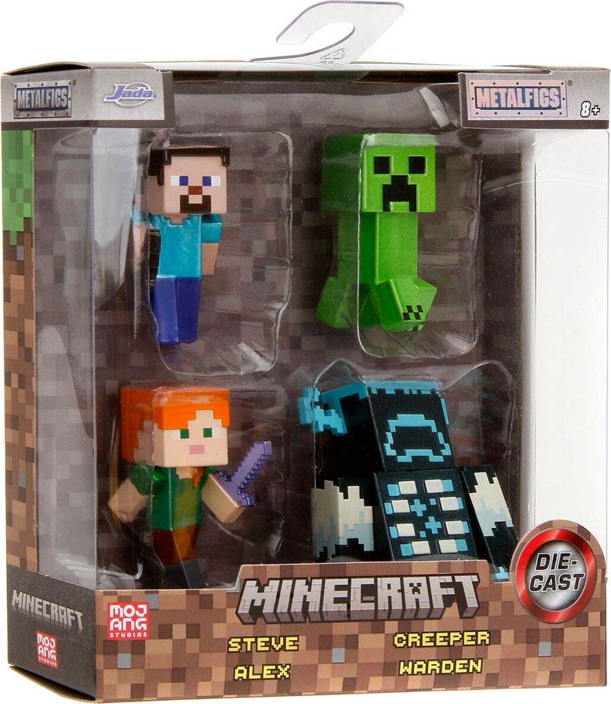 Jada Minecraft 4-Pack 2,5  Figures           253262001 Produktbild 2