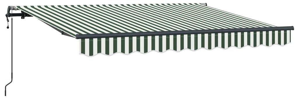 Einziehbare Markise Grün 300 x 200 cm Stoff