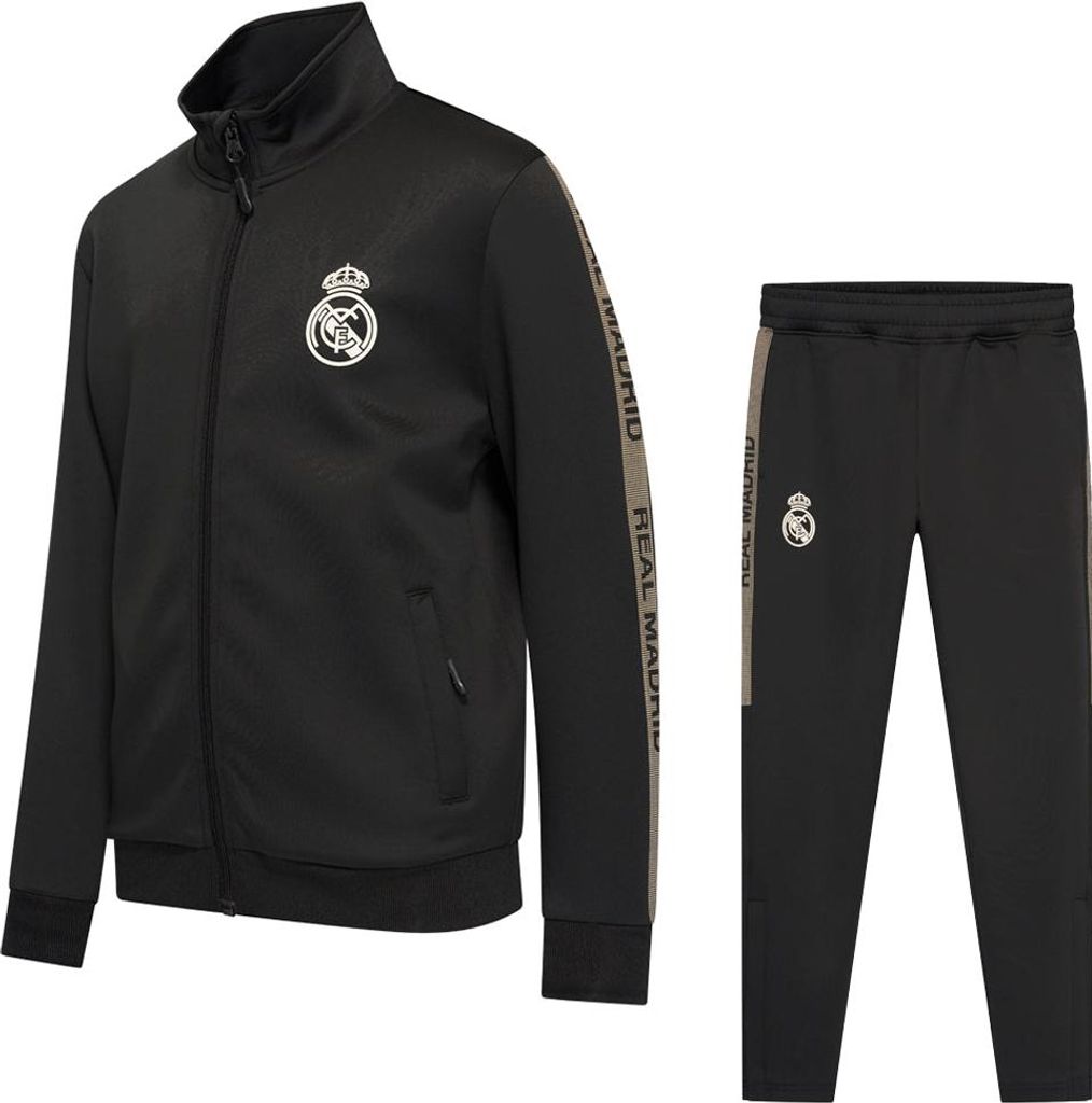 Real Madrid Trainingsanzug - 2025-2026 - Schwarz - Kind - 164