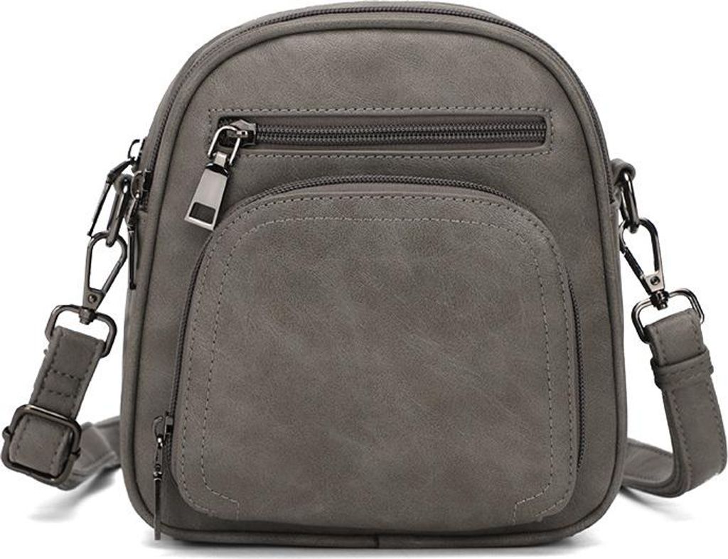 INF Schicke Damen Umhängetasche - Stilvolles & Kompaktes Design Grau
