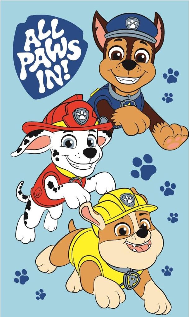 JERRY FABRICS Asciugamano per bambini Paw Patrol Boys Immagine del prodotto 