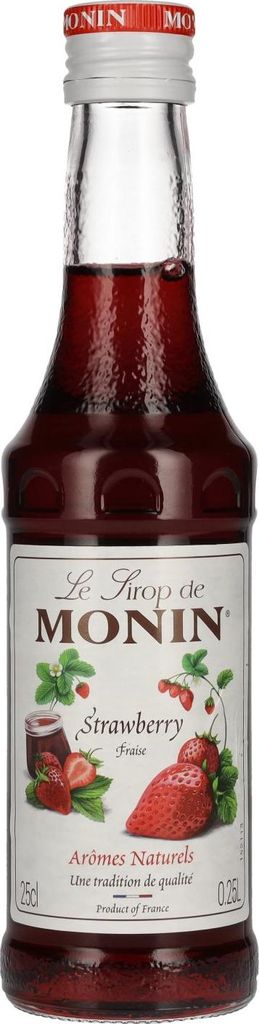 Le Sirop de Monin ERDBEERE 0,25l Produktbild 