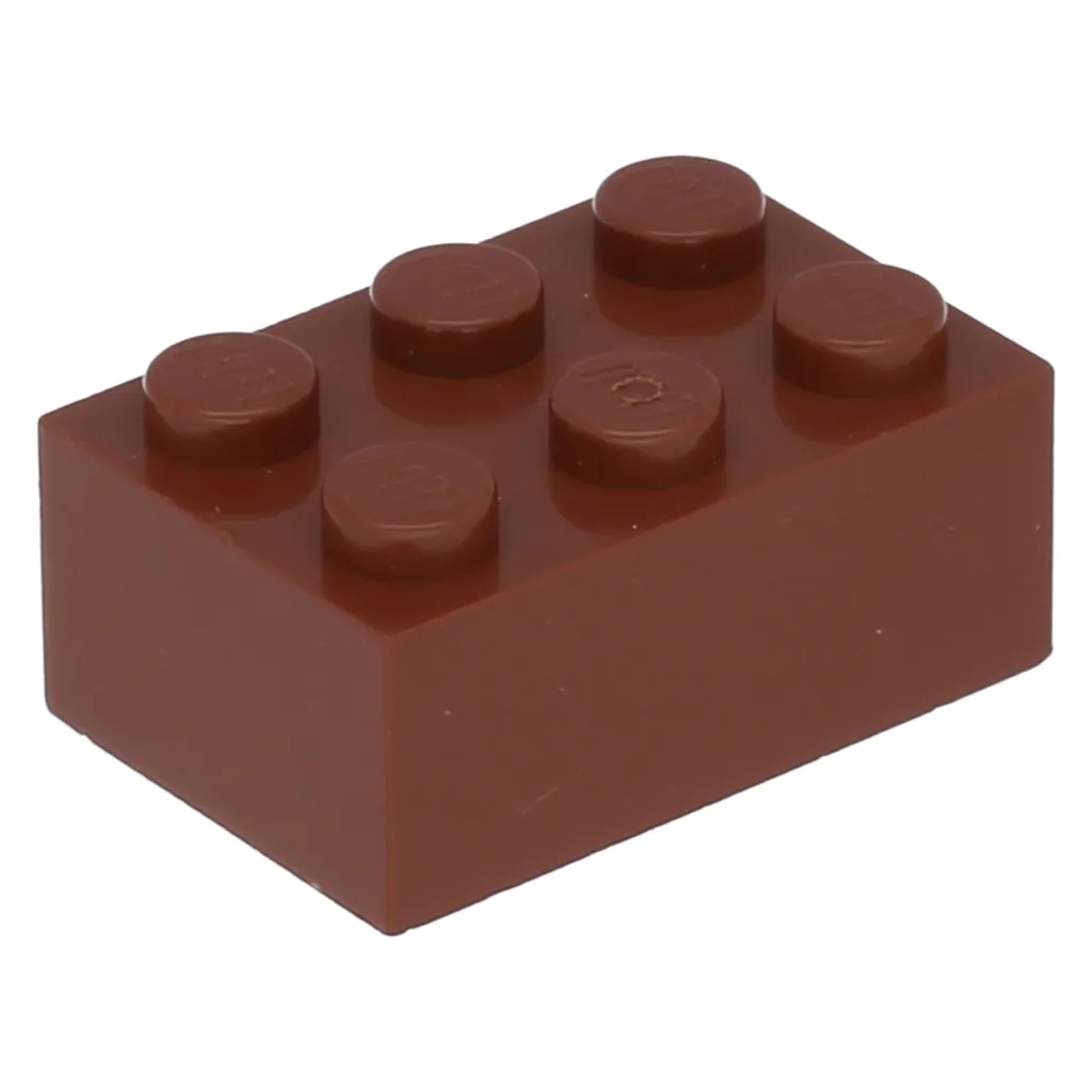 Brique de construction Lego 2x3 marron lot de 50 pour MOC