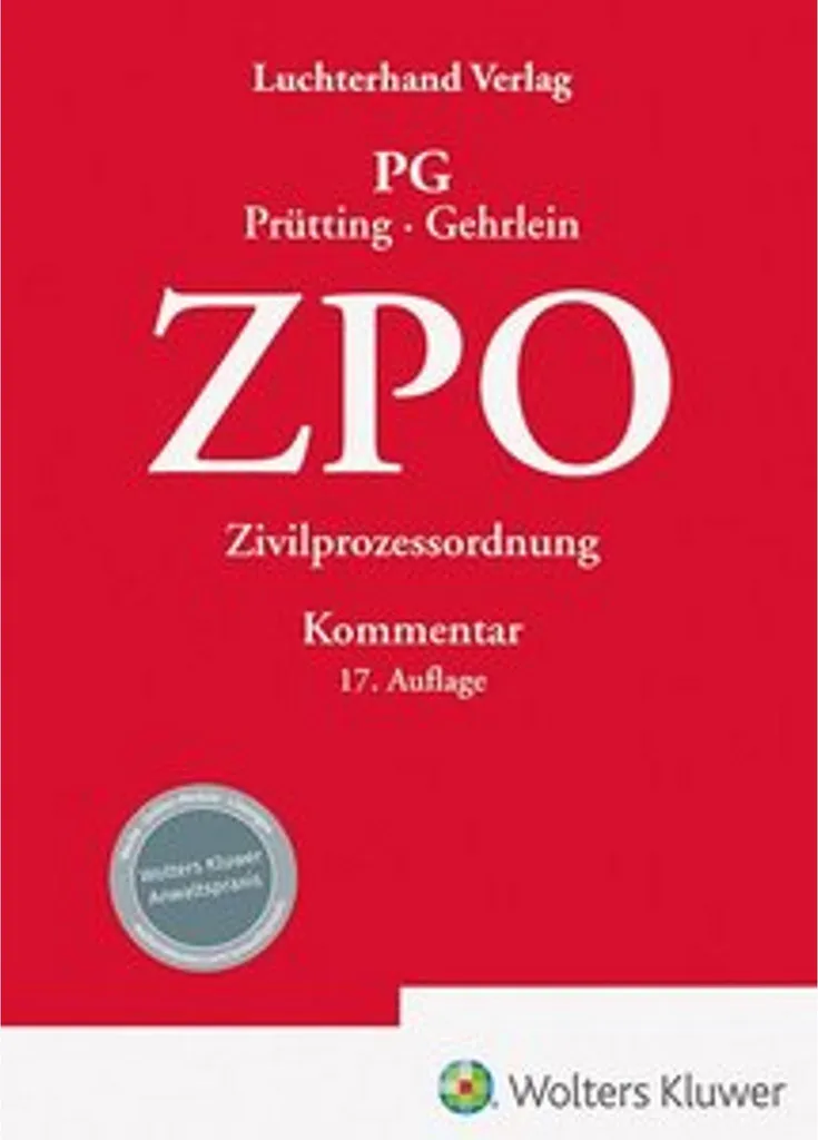 Commentaire de la procédure civile allemande ZPO pour droit comparé
