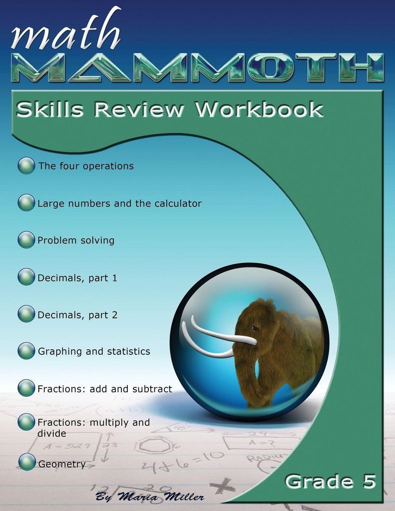 Math Mammoth Grade 5 Skills Review Workbook